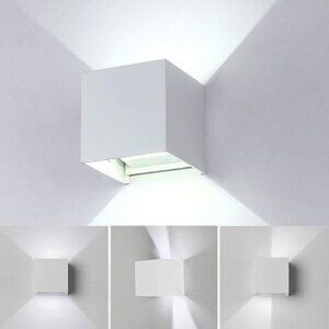 LED Cube Wall Light 12W White